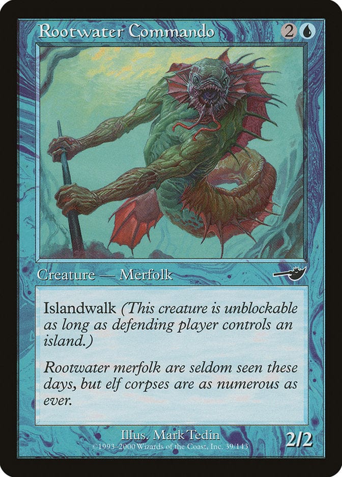 Rootwater Commando [Nemesis] Magic: The Gathering