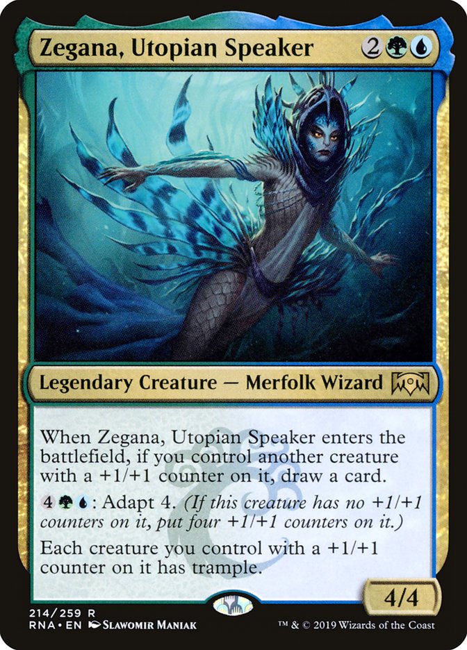 Zegana, Utopian Speaker [Ravnica Allegiance] Magic: The Gathering