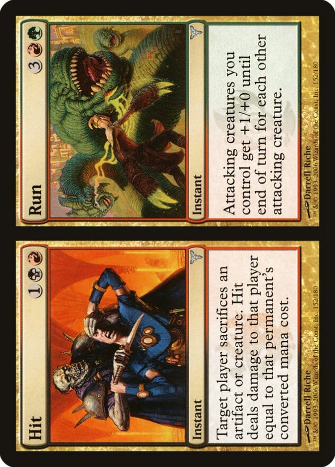 Hit // Run [Dissension] Magic: The Gathering
