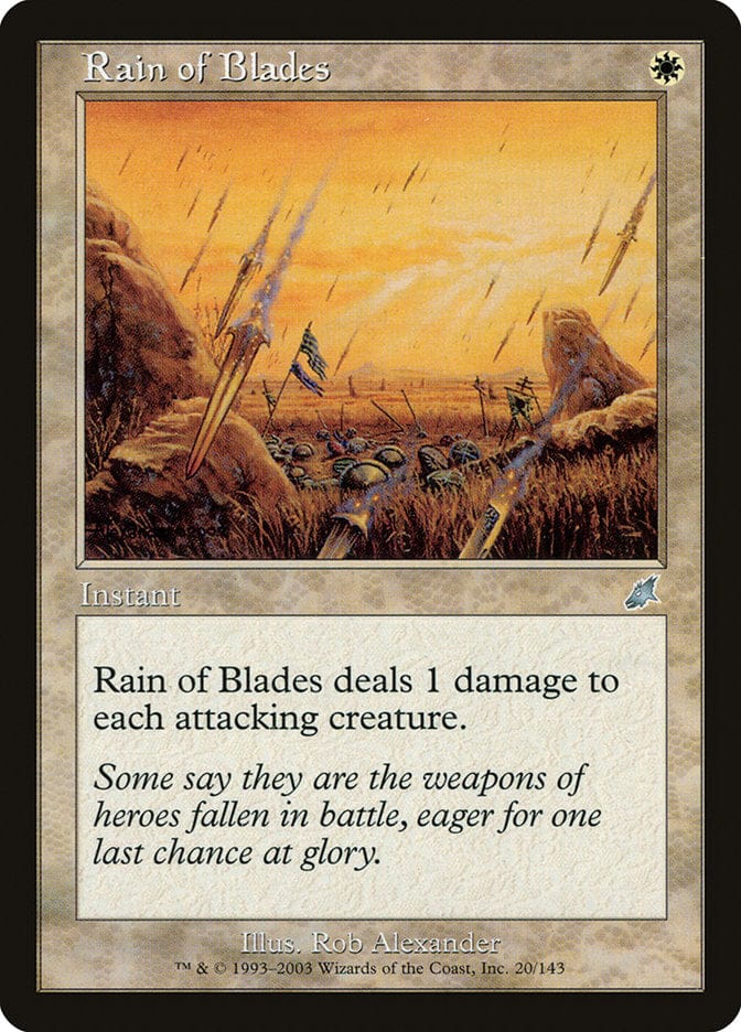 Rain of Blades [Scourge] Magic: The Gathering