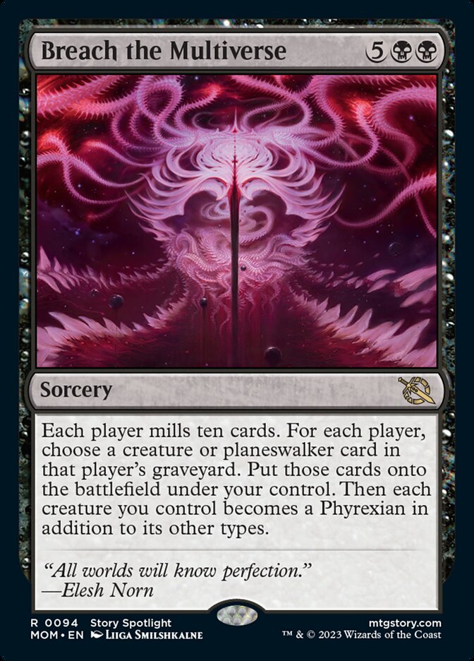 Breach the Multiverse [March of the Machine] Magic: The Gathering