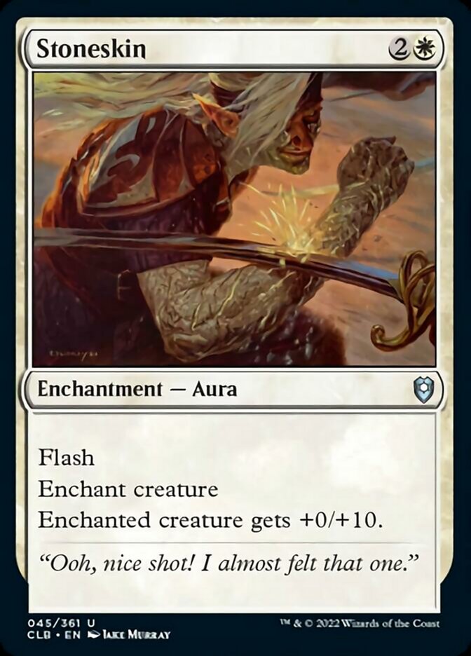 Stoneskin [Commander Legends: Battle for Baldur's Gate] Magic: The Gathering