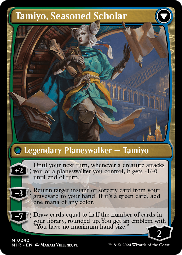 Tamiyo, Inquisitive Student // Tamiyo, Seasoned Scholar [Modern Horizons 3] Magic: The Gathering
