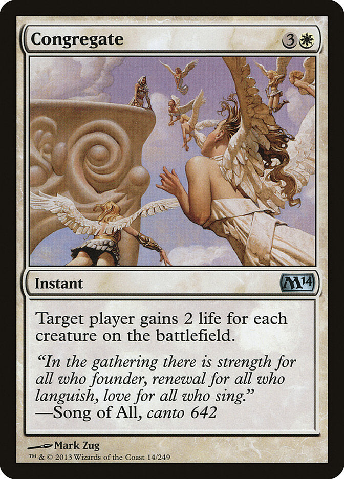 Congregate [Magic 2014] Magic: The Gathering