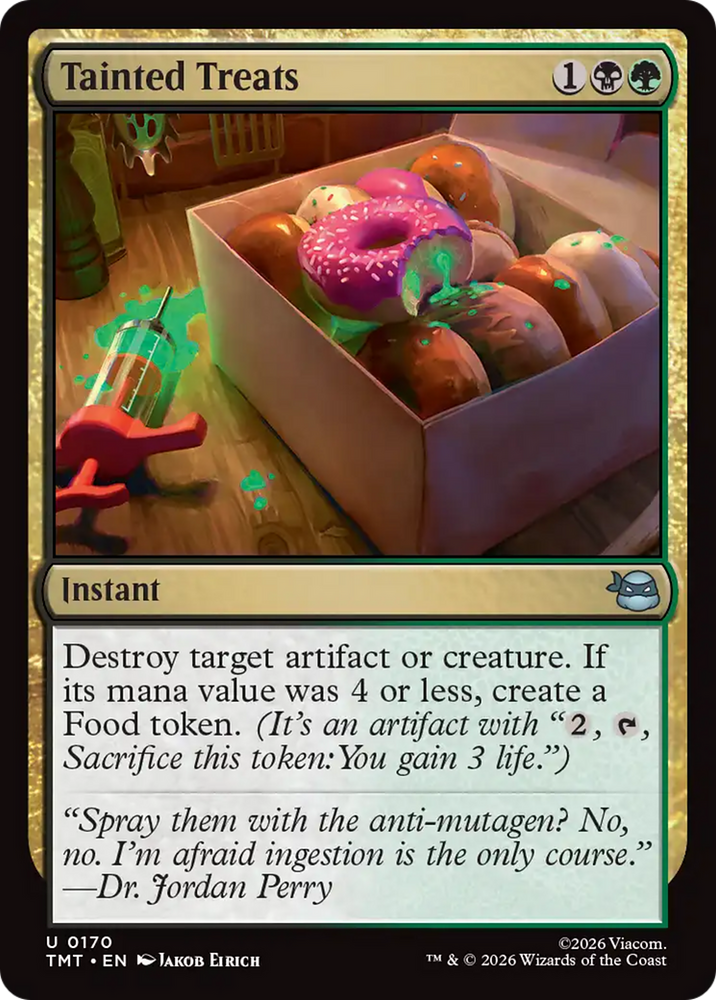 Tainted Treats [Teenage Mutant Ninja Turtles] Magic: The Gathering