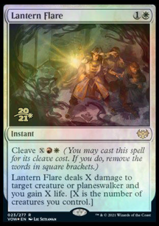 Lantern Flare [Innistrad: Crimson Vow Prerelease Promos] Magic: The Gathering