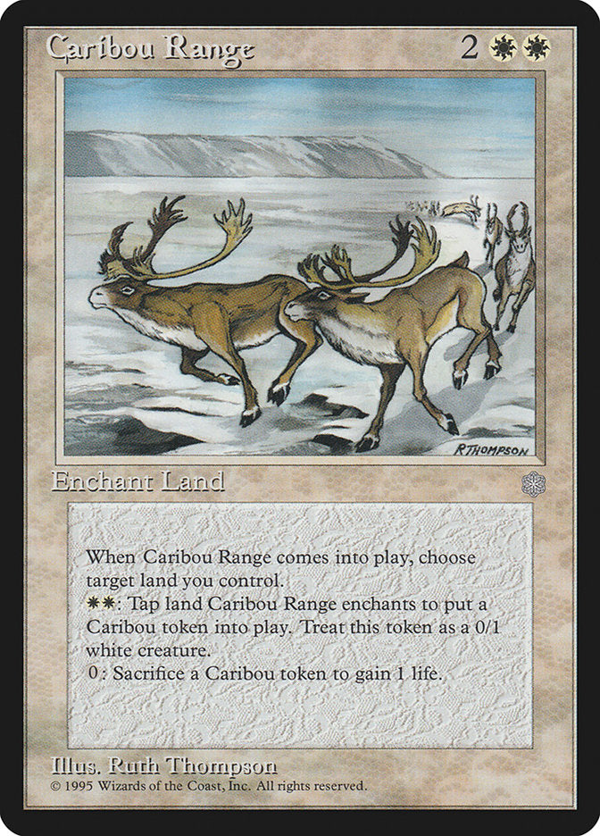 Caribou Range [Ice Age] Magic: The Gathering