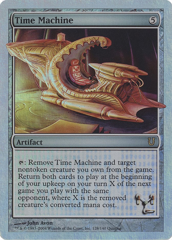 Time Machine (Alternate Foil) [Unhinged] Magic: The Gathering