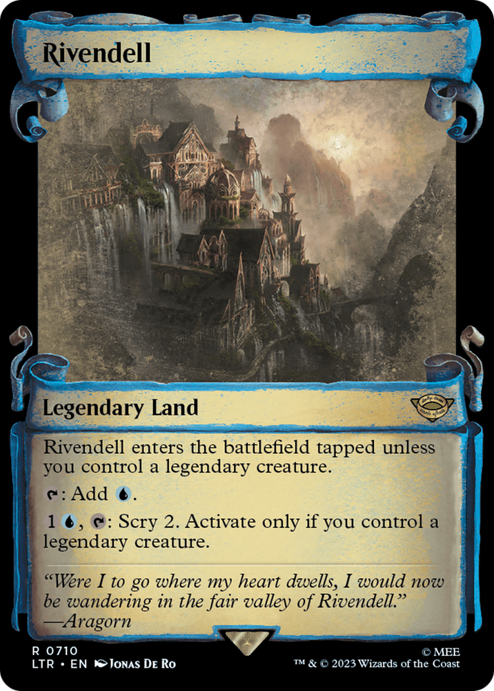 Rivendell [The Lord of the Rings: Tales of Middle-Earth Showcase Scrolls] Magic: The Gathering
