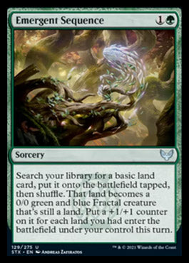 Emergent Sequence [Strixhaven: School of Mages] Magic: The Gathering