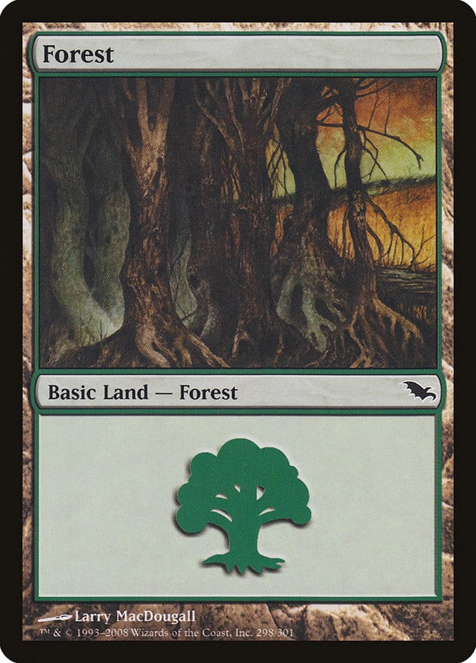 Forest (298) [Shadowmoor] Magic: The Gathering