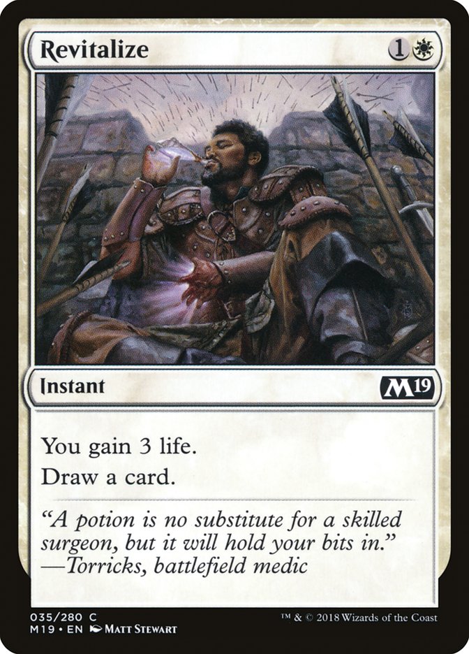 Revitalize [Core Set 2019] Magic: The Gathering
