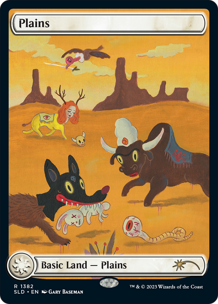 Plains (1382) [Secret Lair Drop Series] Magic: The Gathering