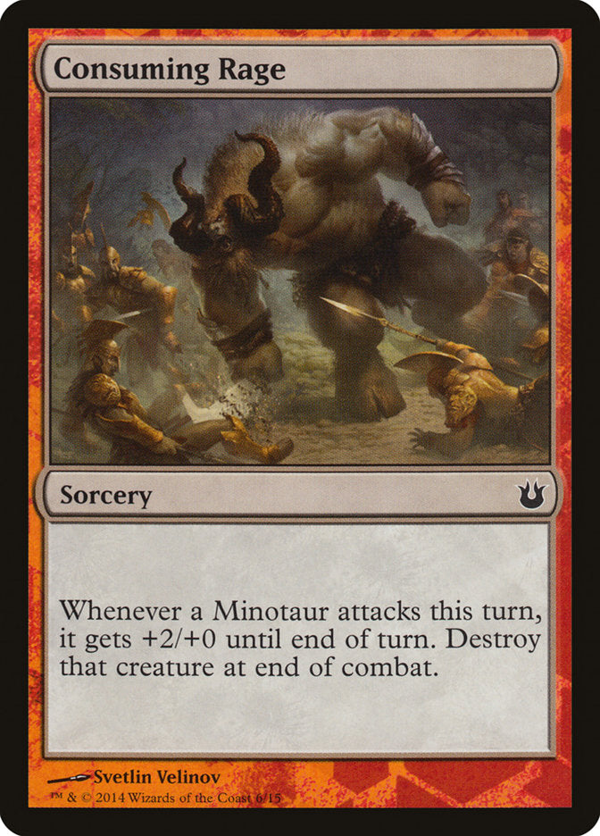 Consuming Rage [Born of the Gods Battle the Horde] Magic: The Gathering