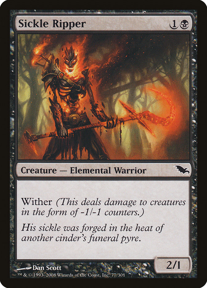 Sickle Ripper [Shadowmoor] Magic: The Gathering