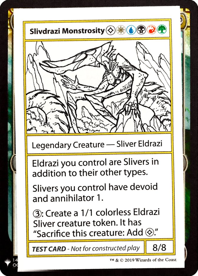 Slivdrazi Monstrosity [Mystery Booster Playtest Cards] Magic: The Gathering