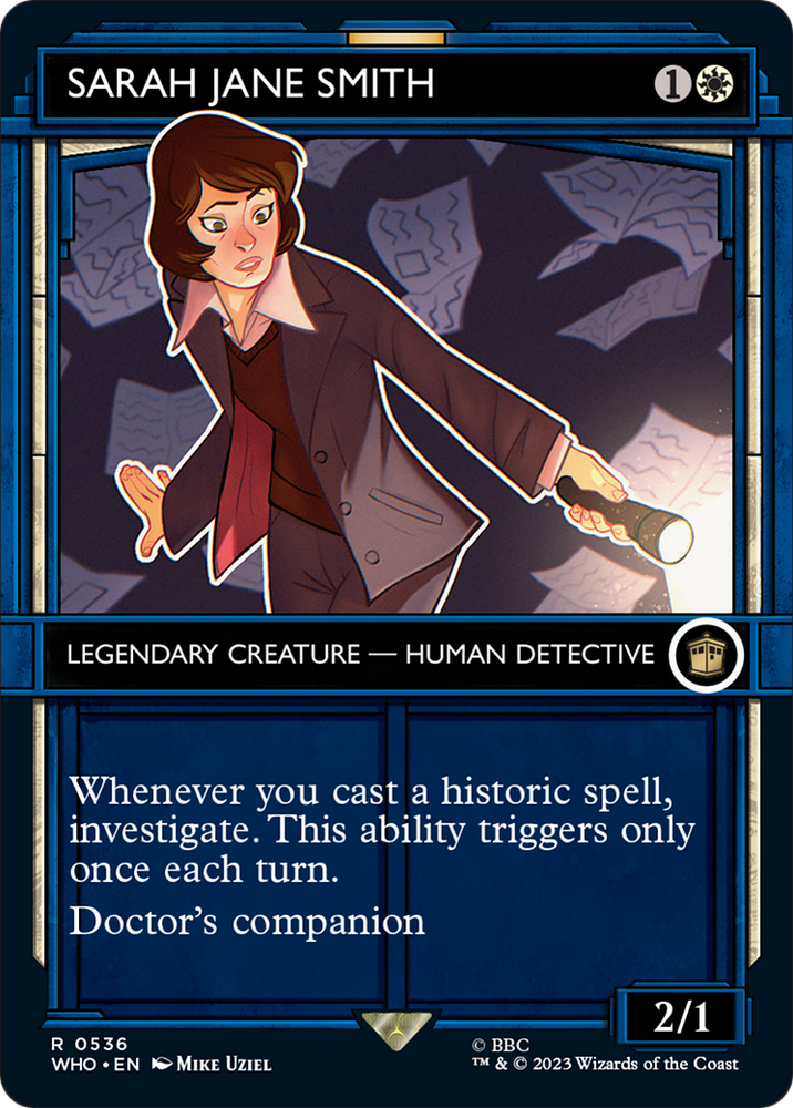 Sarah Jane Smith (Showcase) [Doctor Who] Magic: The Gathering