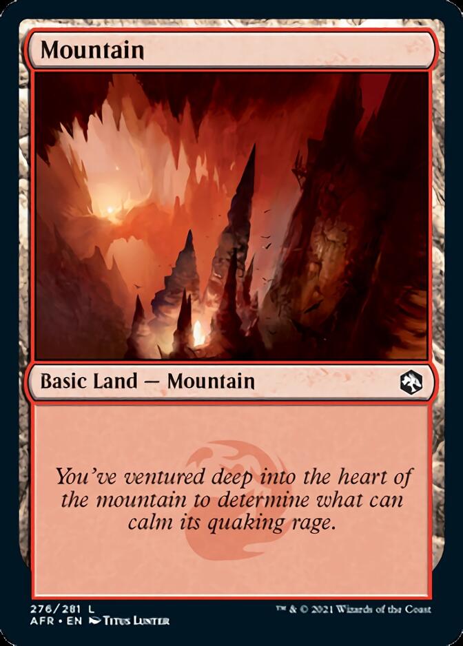 Mountain (276) [Dungeons & Dragons: Adventures in the Forgotten Realms] Magic: The Gathering