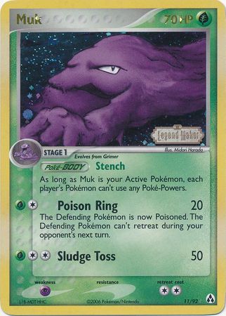 Muk (11/92) (Stamped) [EX: Legend Maker] Pokémon
