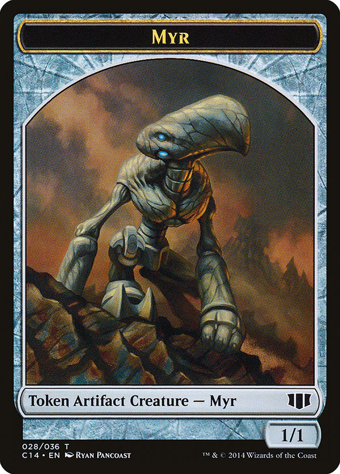 Myr // Pentavite Double-Sided Token [Commander 2014 Tokens] Magic: The Gathering