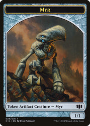 Myr // Pentavite Double-Sided Token [Commander 2014 Tokens] Magic: The Gathering