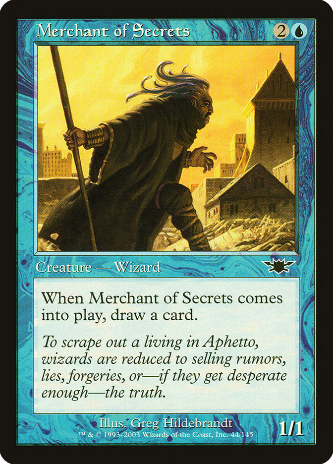 Merchant of Secrets [Legions] Magic: The Gathering