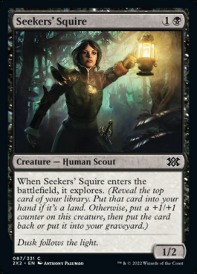 Seekers' Squire [Double Masters 2022] Magic: The Gathering