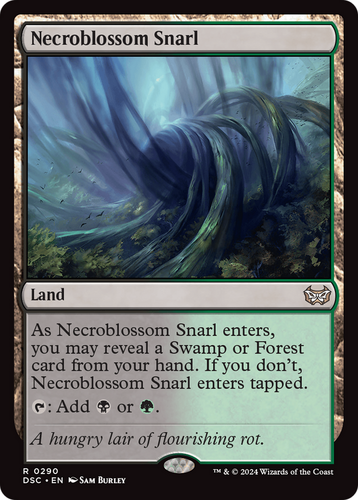 Necroblossom Snarl [Duskmourn: House of Horror Commander] Magic: The Gathering