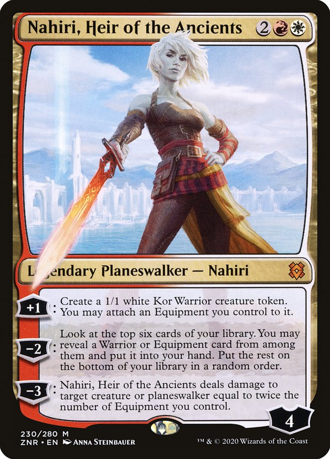 Nahiri, Heir of the Ancients [Zendikar Rising] Magic: The Gathering