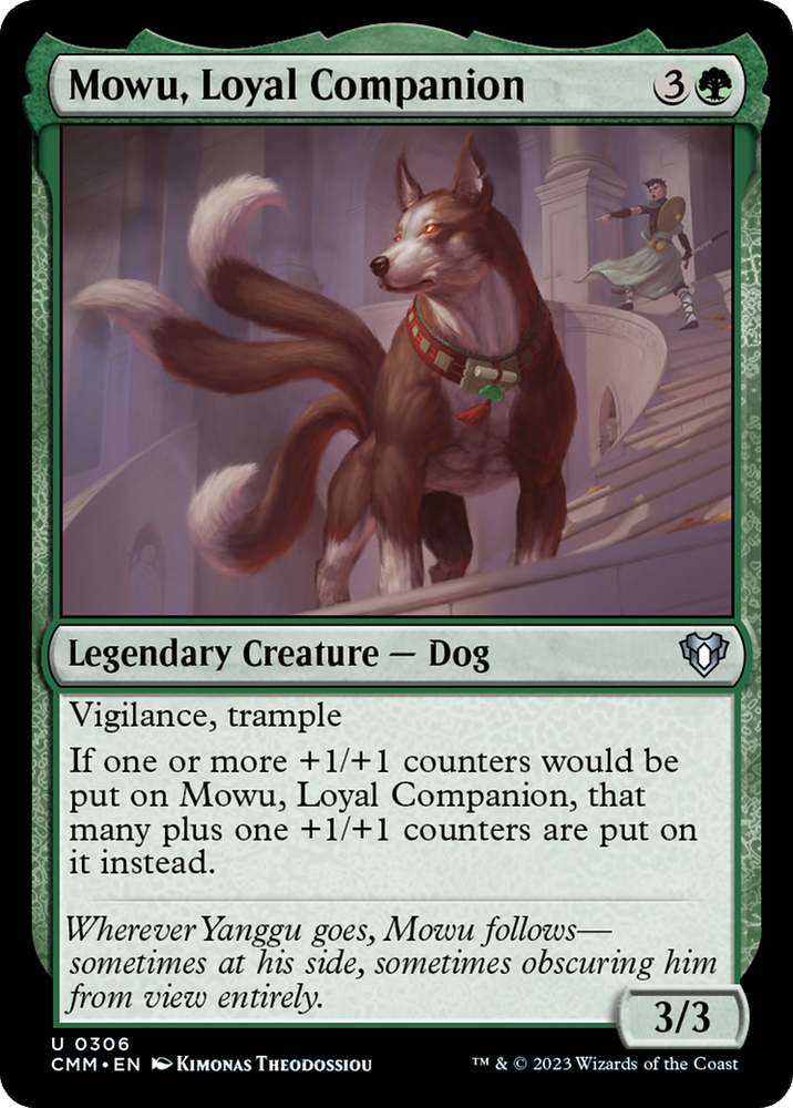 Mowu, Loyal Companion [Commander Masters] Magic: The Gathering