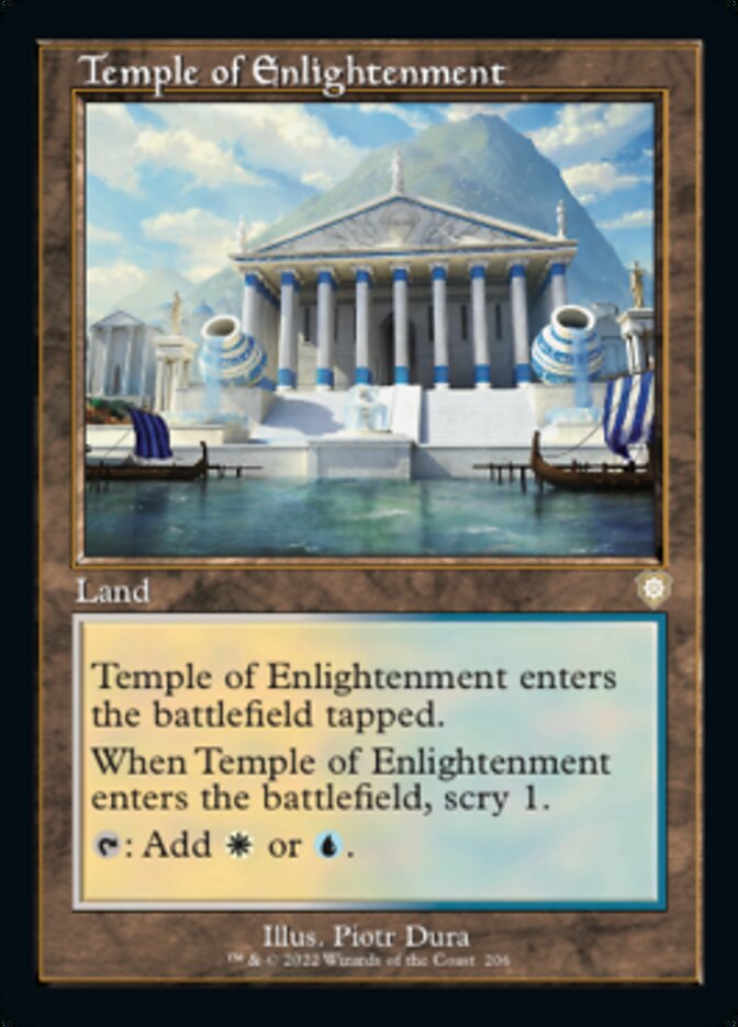 Temple of Enlightenment (Retro) [The Brothers' War Commander] Magic: The Gathering
