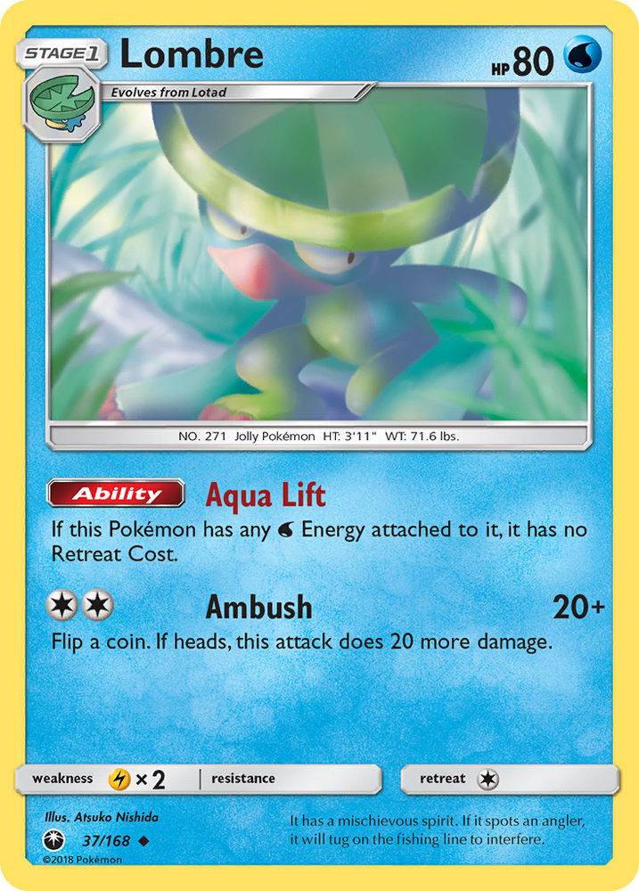 Lombre (37/168) [Sun & Moon: Celestial Storm] Pokémon