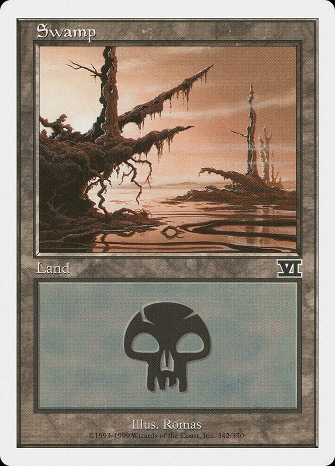Swamp (342) [Classic Sixth Edition] Magic: The Gathering