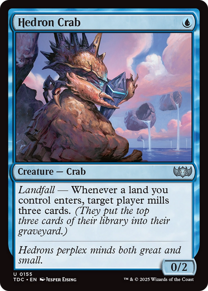 Hedron Crab [Tarkir: Dragonstorm Commander] Magic: The Gathering