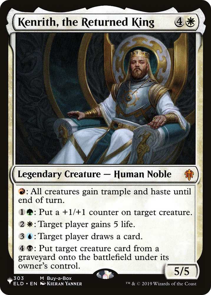 Kenrith, the Returned King [The List] Magic: The Gathering