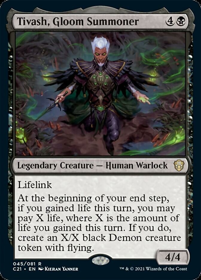Tivash, Gloom Summoner [Commander 2021] Magic: The Gathering