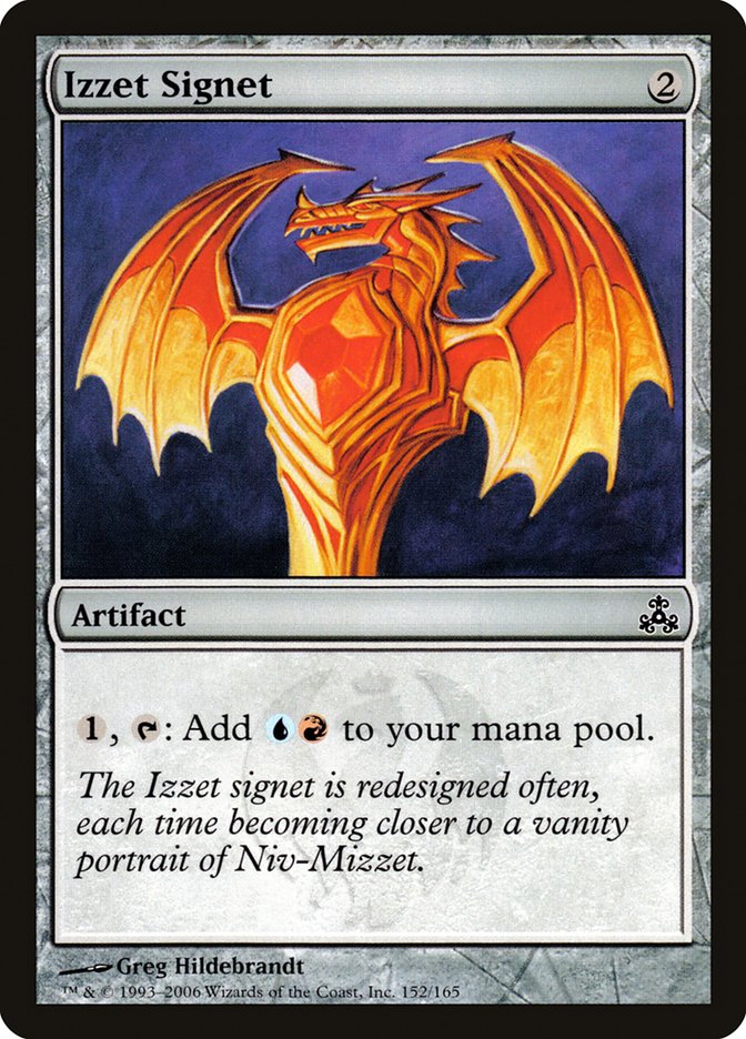 Izzet Signet [Guildpact] Magic: The Gathering