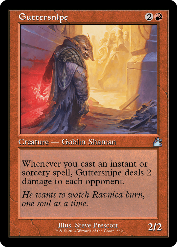 Guttersnipe (Retro Frame) [Ravnica Remastered] Magic: The Gathering