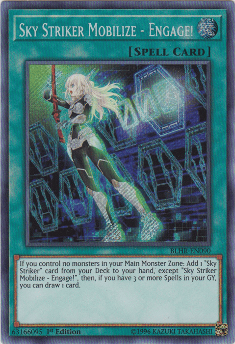 Sky Striker Mobilize - Engage! [BLHR-EN090] Secret Rare - Yugioh Cards For Your TCG Needs!