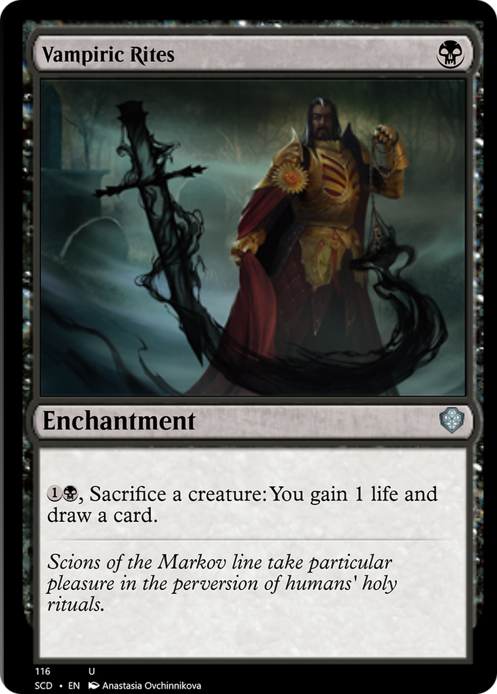 Vampiric Rites [Starter Commander Decks] Magic: The Gathering