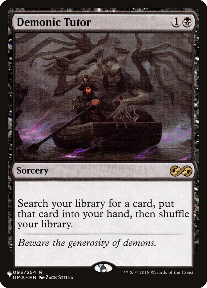 Demonic Tutor [The List] Magic: The Gathering