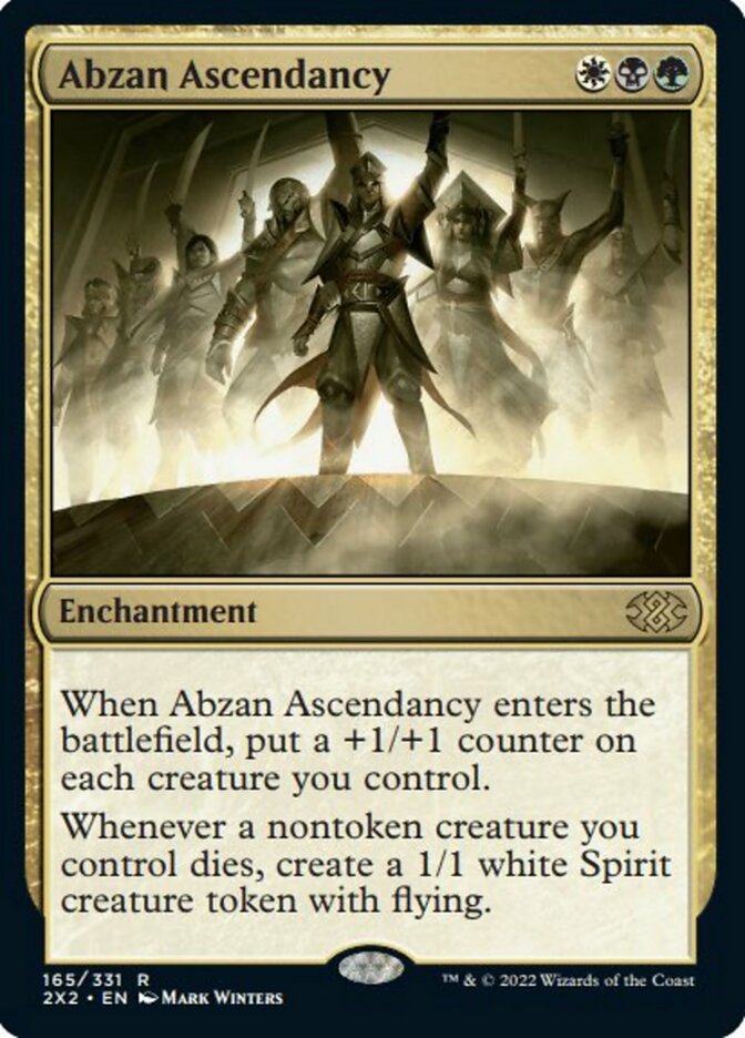 Abzan Ascendancy [Double Masters 2022] Magic: The Gathering