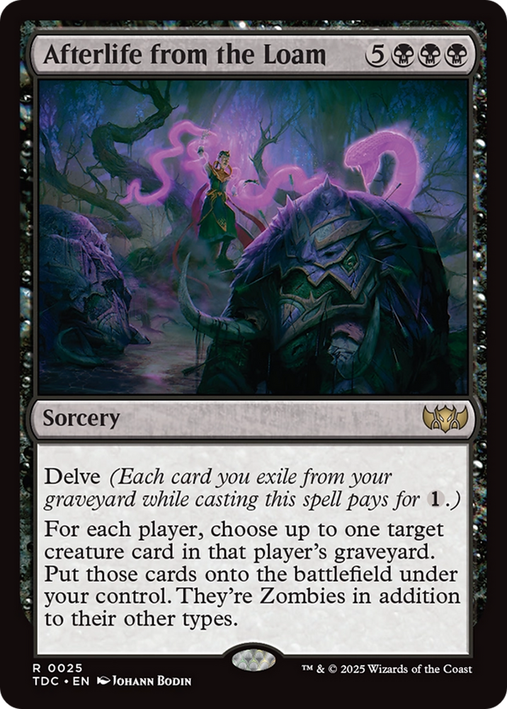 Afterlife from the Loam [Tarkir: Dragonstorm Commander] Magic: The Gathering