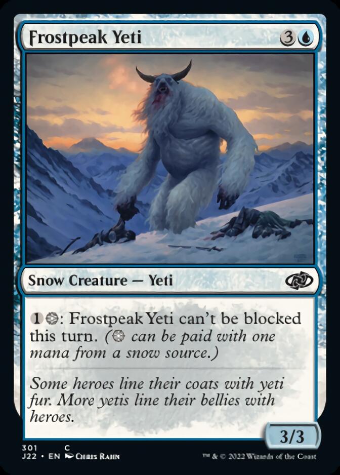 Frostpeak Yeti [Jumpstart 2022] Magic: The Gathering
