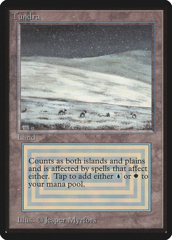 Tundra [Beta Edition] Magic: The Gathering