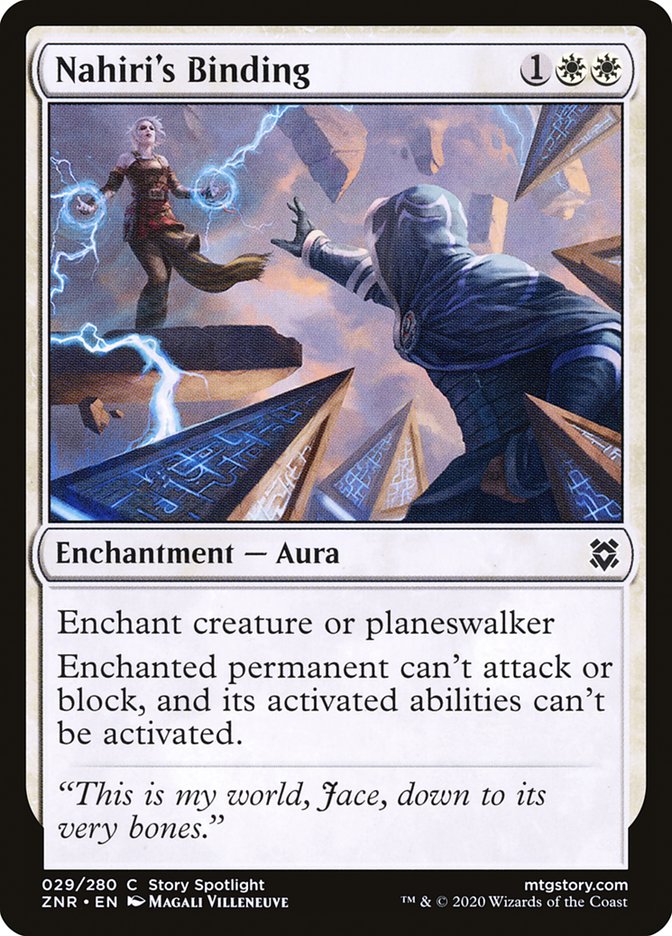 Nahiri's Binding [Zendikar Rising] Magic: The Gathering