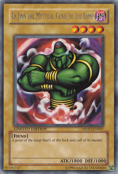 La Jinn the Mystical Genie of the Lamp [MDP2-EN007] Rare Yu-Gi-Oh!