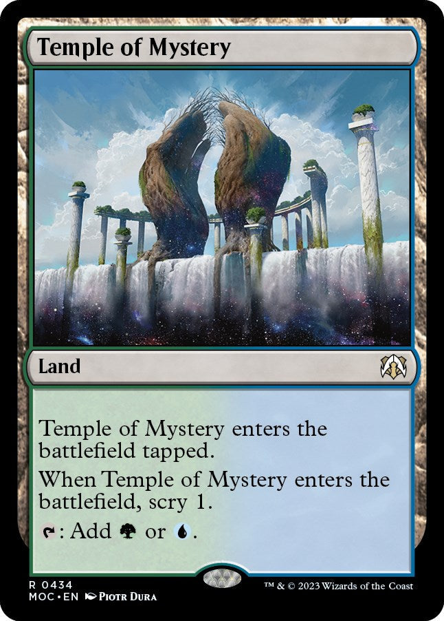 Temple of Mystery [March of the Machine Commander] Magic: The Gathering