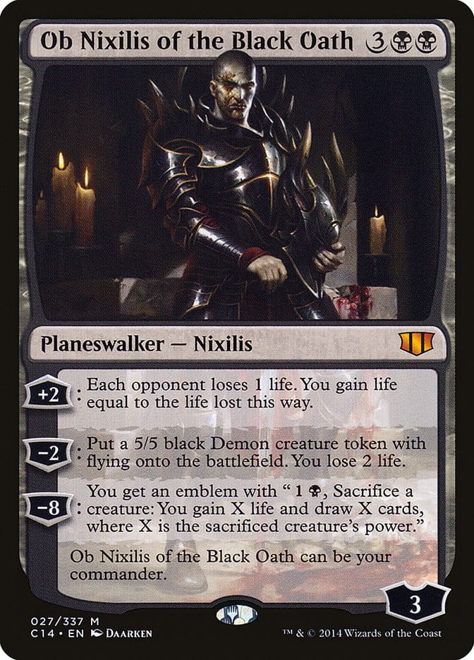 Ob Nixilis of the Black Oath [Commander 2014] Magic: The Gathering