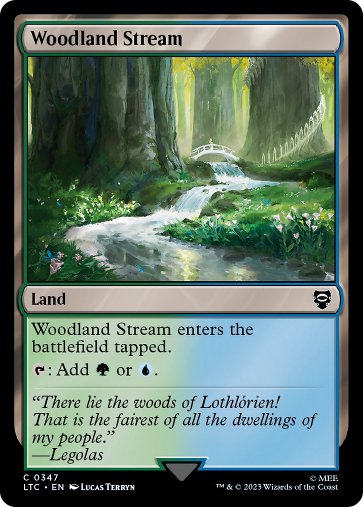Woodland Stream [The Lord of the Rings: Tales of Middle-Earth Commander] Magic: The Gathering